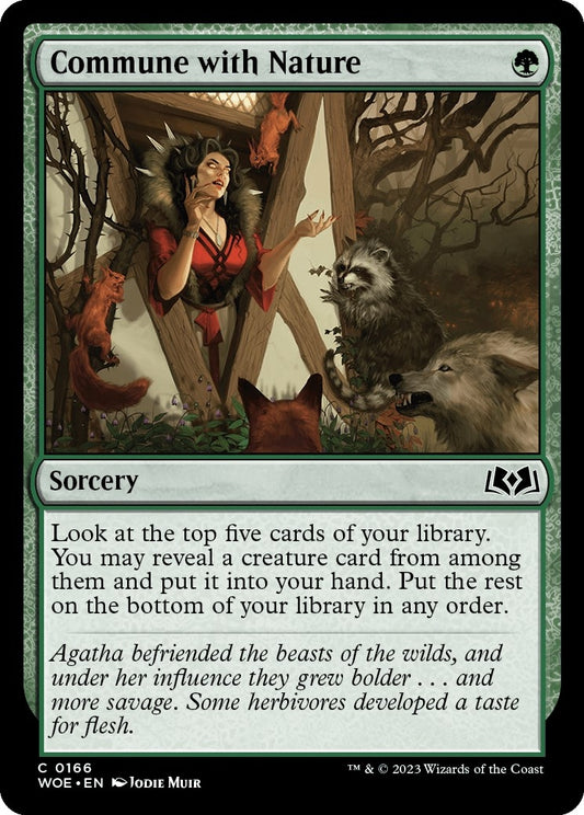 Commune with Nature (166) (Wilds of Eldraine)