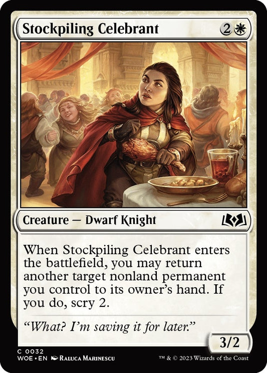 Stockpiling Celebrant (32) (Wilds of Eldraine)