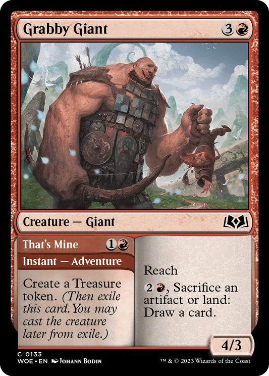 Grabby Giant (133) (Wilds of Eldraine)