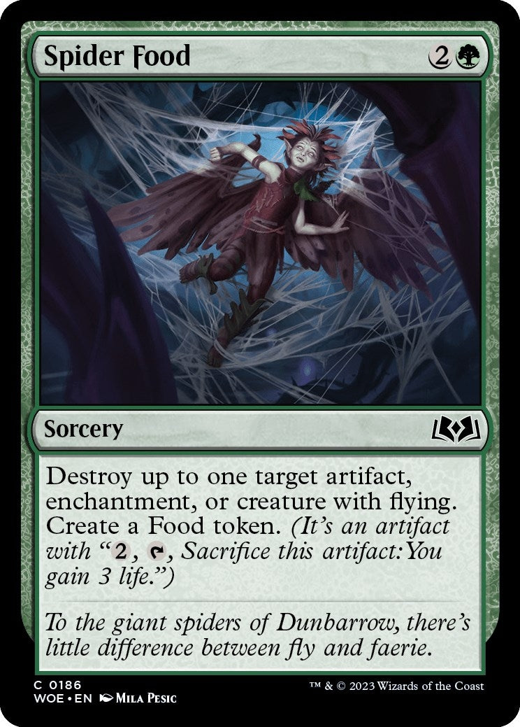 Spider Food (186) (Wilds of Eldraine)