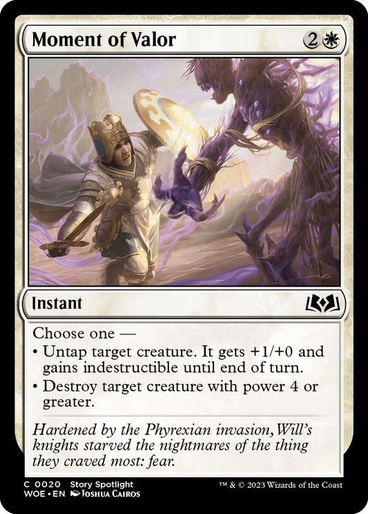 Moment of Valor (20) (Wilds of Eldraine)