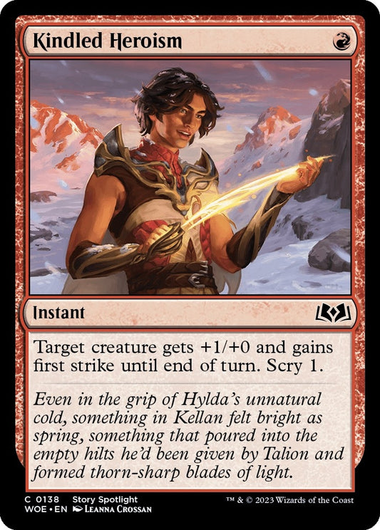 Kindled Heroism (138) (Wilds of Eldraine)