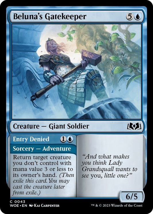 Beluna's Gatekeeper (43) (Wilds of Eldraine)