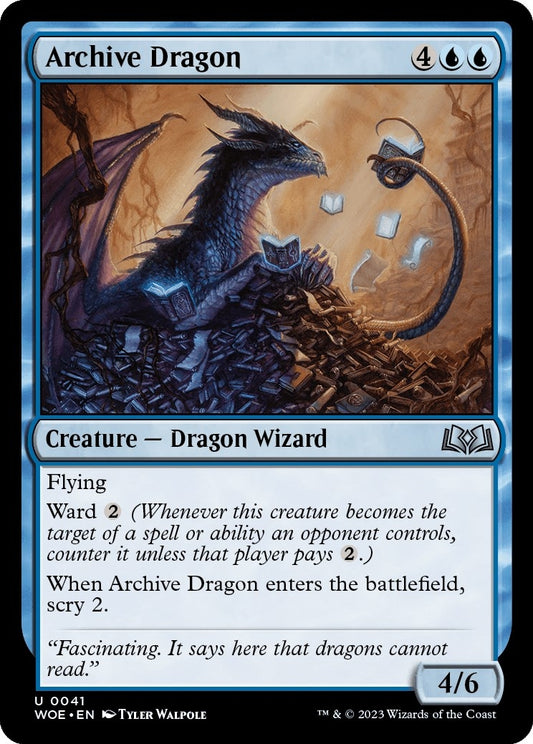 Archive Dragon (41) (Wilds of Eldraine)