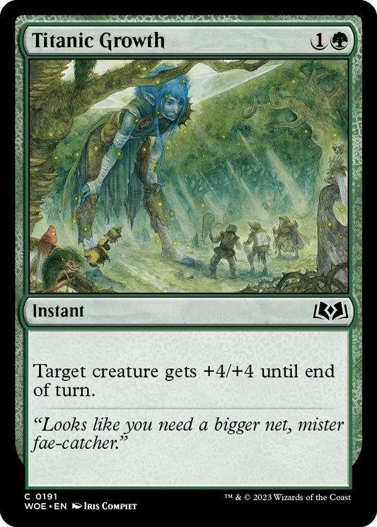 Titanic Growth (191) (Wilds of Eldraine)