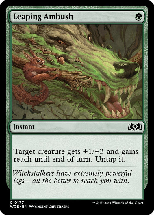 Leaping Ambush (177) (Wilds of Eldraine)