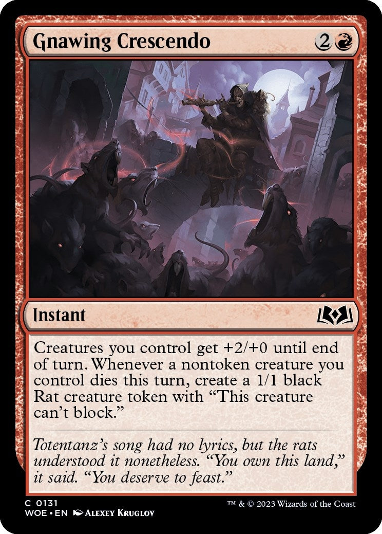 Gnawing Crescendo (131) (Wilds of Eldraine)