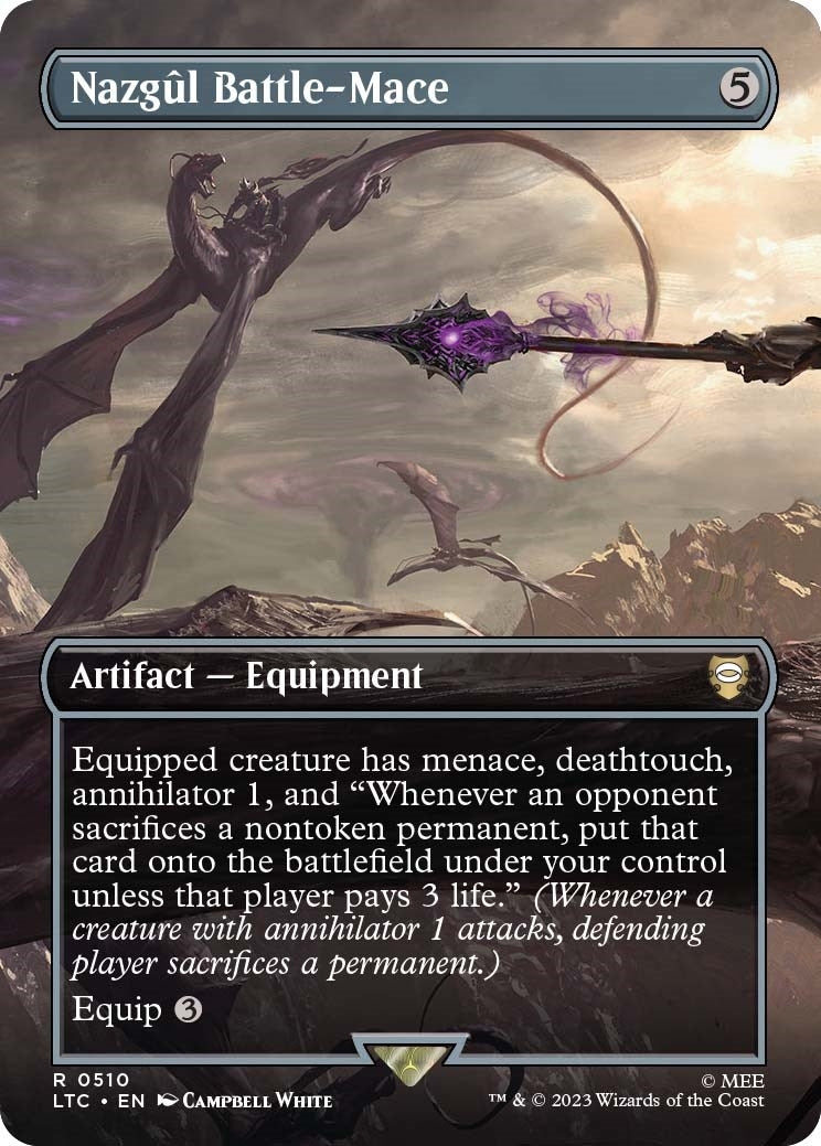Nazgul Battle-Mace (Borderless) (510) (Commander: The Lord of the Rings: Tales of Middle-earth)