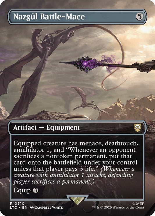 Nazgul Battle-Mace (Borderless) (510) (Commander: The Lord of the Rings: Tales of Middle-earth)
