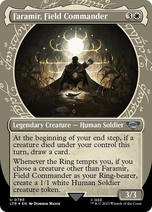 Faramir, Field Commander (Showcase) (Surge Foil) (795) (Universes Beyond: The Lord of the Rings: Tales of Middle-earth)