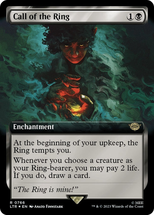 Call of the Ring (Extended Art) (Surge Foil) (766) (Universes Beyond: The Lord of the Rings: Tales of Middle-earth)