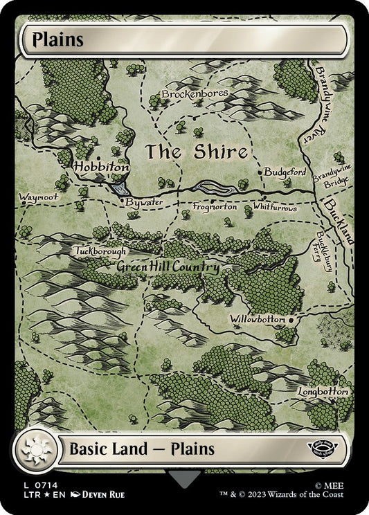 Plains (0714) (Surge Foil) (714) (Universes Beyond: The Lord of the Rings: Tales of Middle-earth)