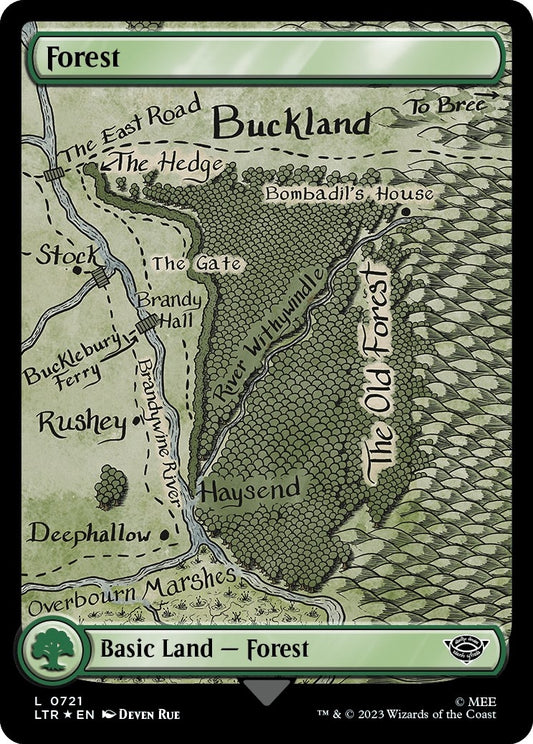 Forest (0721) (Surge Foil) (721) (Universes Beyond: The Lord of the Rings: Tales of Middle-earth)