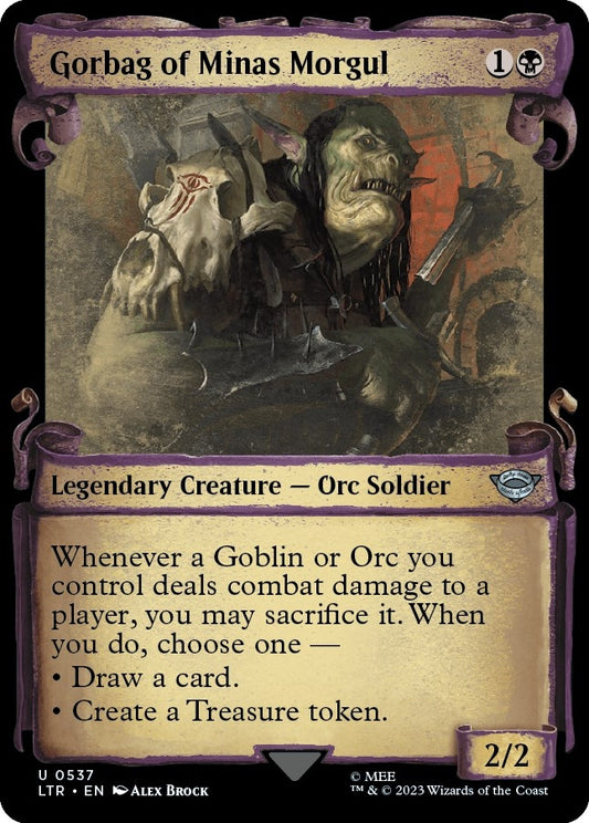 Gorbag of Minas Morgul (Showcase Scrolls) (537) (Universes Beyond: The Lord of the Rings: Tales of Middle-earth)