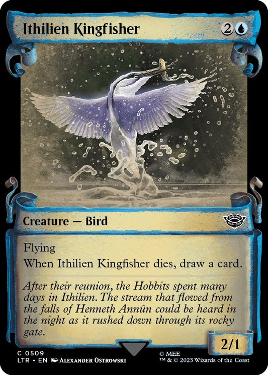 Ithilien Kingfisher (Showcase Scrolls) (509) (Universes Beyond: The Lord of the Rings: Tales of Middle-earth)
