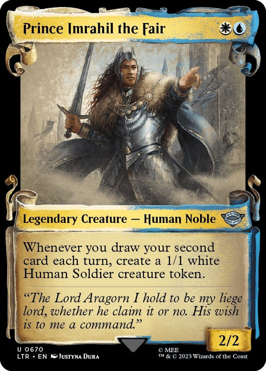 Prince Imrahil the Fair (Showcase Scrolls) (670) (Universes Beyond: The Lord of the Rings: Tales of Middle-earth)