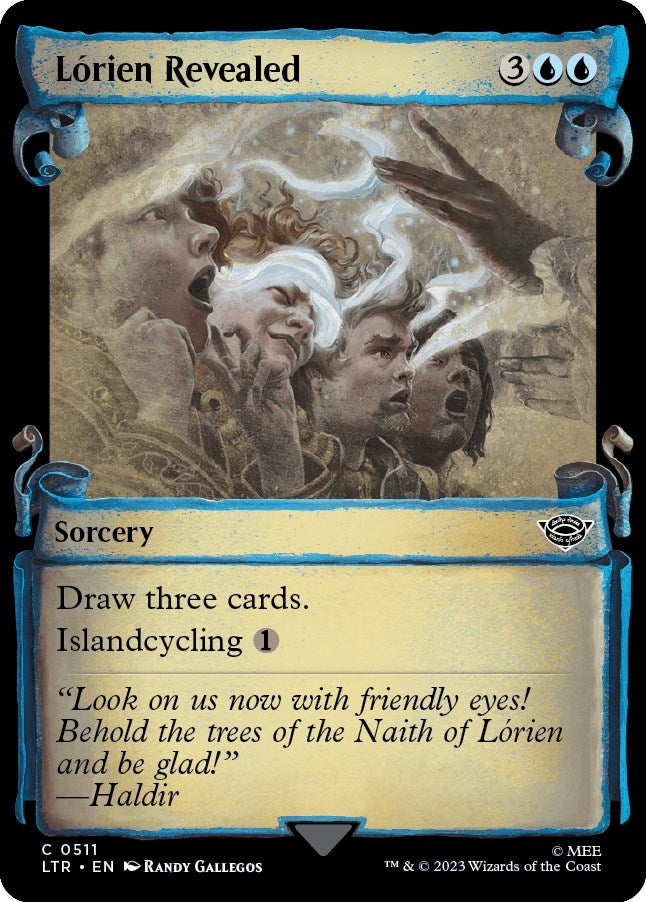 Lorien Revealed (Showcase Scrolls) (511) (Universes Beyond: The Lord of the Rings: Tales of Middle-earth)