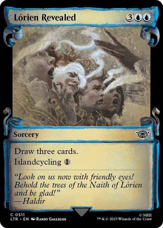 Lorien Revealed (Showcase Scrolls) (511) (Universes Beyond: The Lord of the Rings: Tales of Middle-earth)