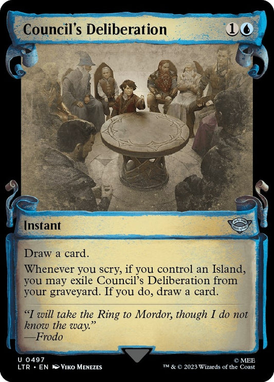 Council's Deliberation (Showcase Scrolls) (497) (Universes Beyond: The Lord of the Rings: Tales of Middle-earth)