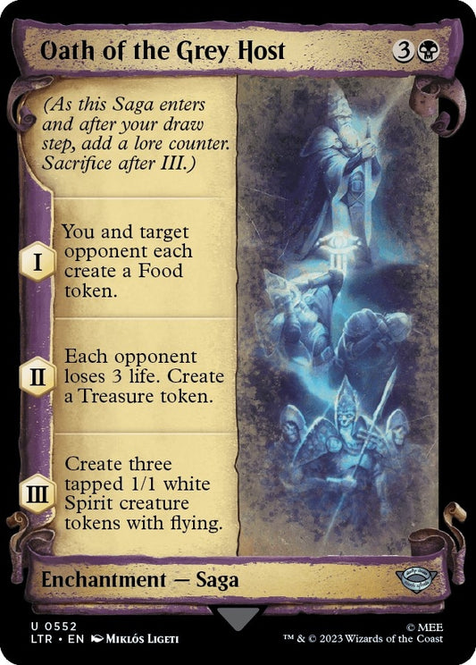 Oath of the Grey Host (Showcase Scrolls) (552) (Universes Beyond: The Lord of the Rings: Tales of Middle-earth)