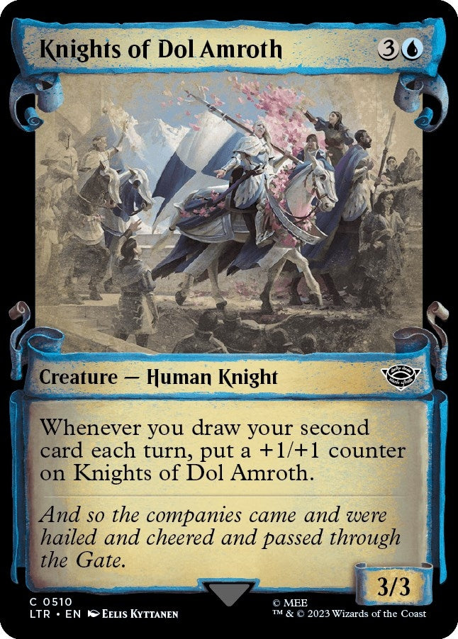 Knights of Dol Amroth (Showcase Scrolls) (510) (Universes Beyond: The Lord of the Rings: Tales of Middle-earth)