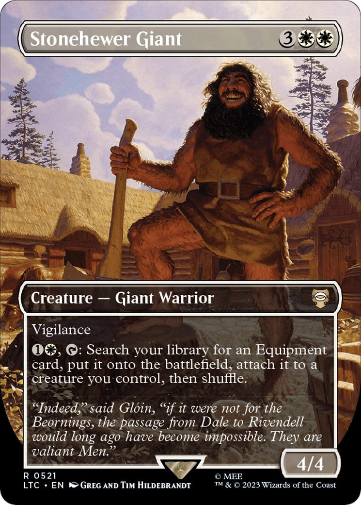 Stonehewer Giant (Borderless) (521) (Commander: The Lord of the Rings: Tales of Middle-earth)