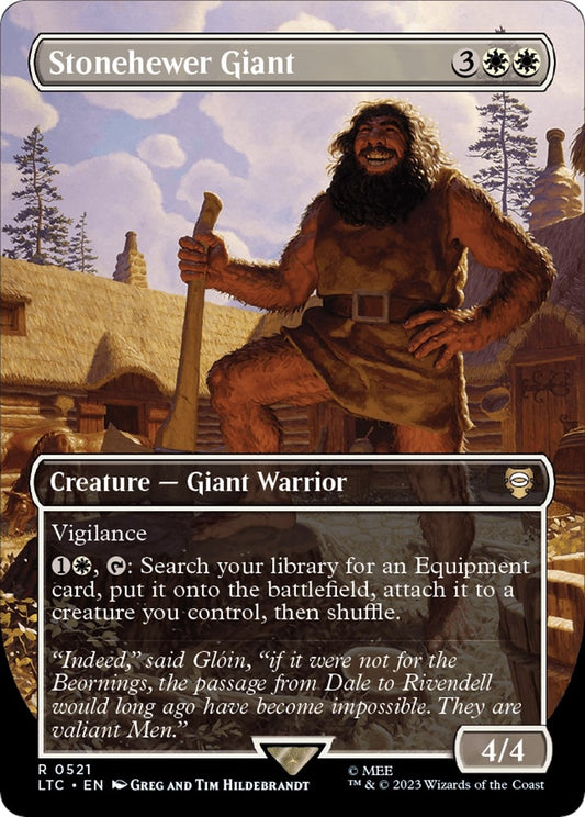 Stonehewer Giant (Borderless) (521) (Commander: The Lord of the Rings: Tales of Middle-earth)