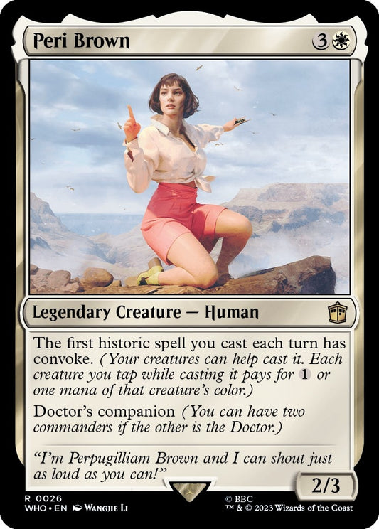Peri Brown (26) (Universes Beyond: Doctor Who)