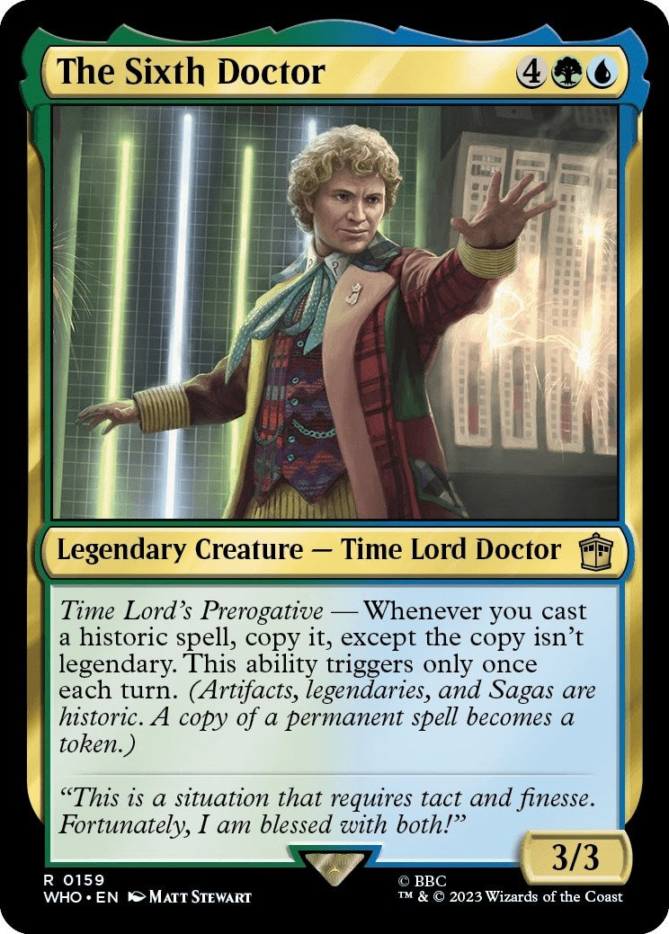 The Sixth Doctor (159) (Universes Beyond: Doctor Who)