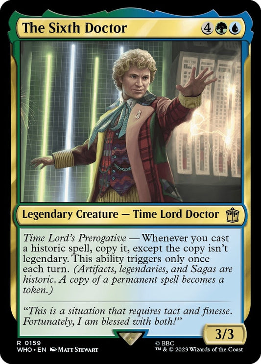 The Sixth Doctor (159) (Universes Beyond: Doctor Who)
