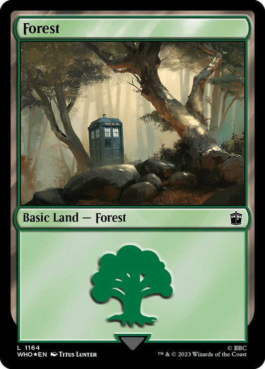 Forest (1164) (Surge Foil) (1164) (Universes Beyond: Doctor Who)