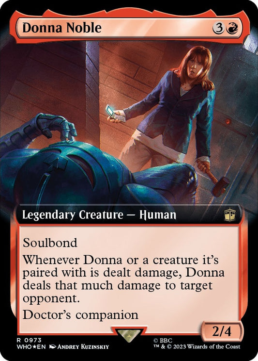 Donna Noble (Extended Art) (Surge Foil) (973) (Universes Beyond: Doctor Who)