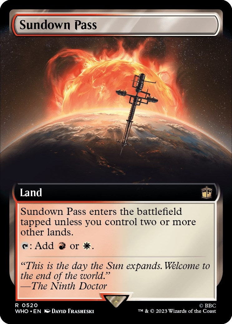 Sundown Pass (Extended Art) (520) (Universes Beyond: Doctor Who)