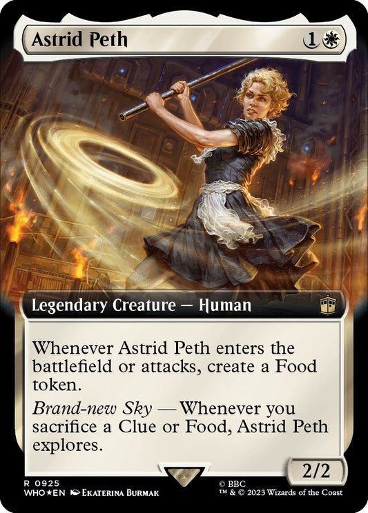 Astrid Peth (Extended Art) (Surge Foil) (925) (Universes Beyond: Doctor Who)