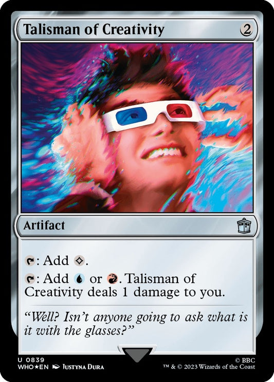 Talisman of Creativity (Surge Foil) (839) (Universes Beyond: Doctor Who)