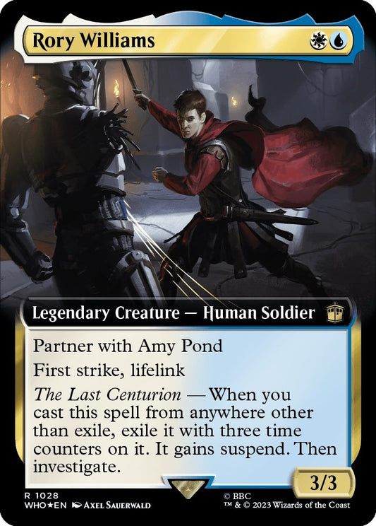Rory Williams (Extended Art) (Surge Foil) (1028) (Universes Beyond: Doctor Who)