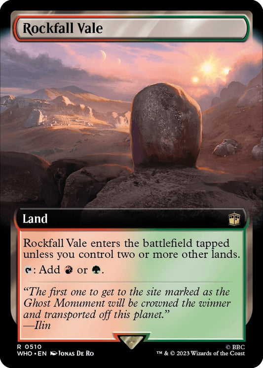 Rockfall Vale (Extended Art) (510) (Universes Beyond: Doctor Who)