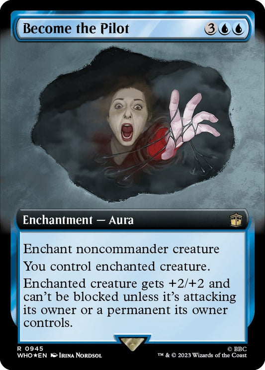 Become the Pilot (Extended Art) (Surge Foil) (945) (Universes Beyond: Doctor Who)