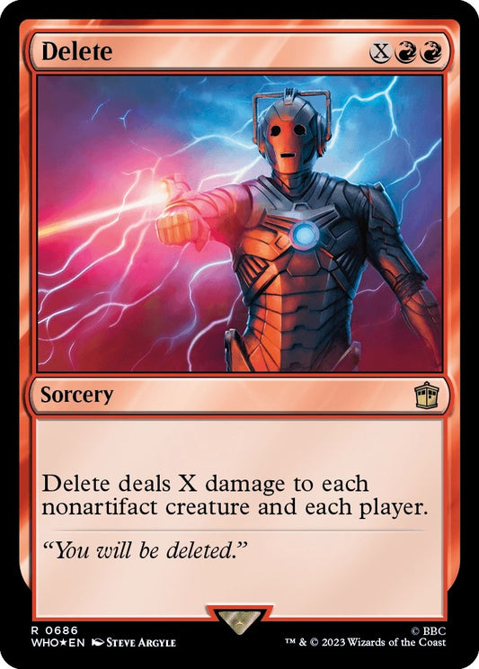 Delete (Surge Foil) (686) (Universes Beyond: Doctor Who)