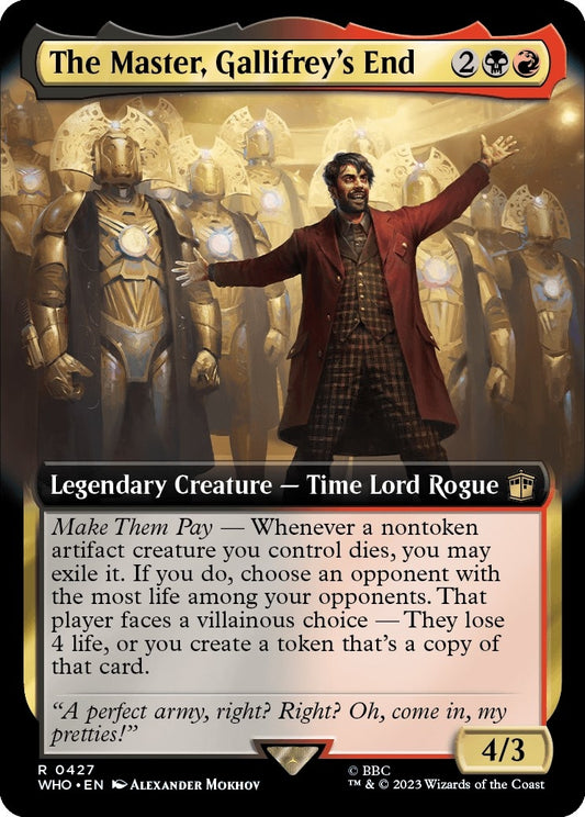 The Master, Gallifrey's End (Extended Art) (427) (Universes Beyond: Doctor Who)