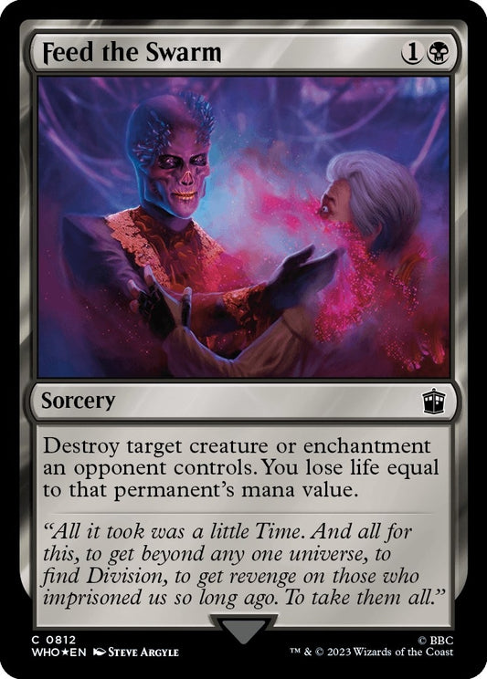 Feed the Swarm (Surge Foil) (812) (Universes Beyond: Doctor Who)
