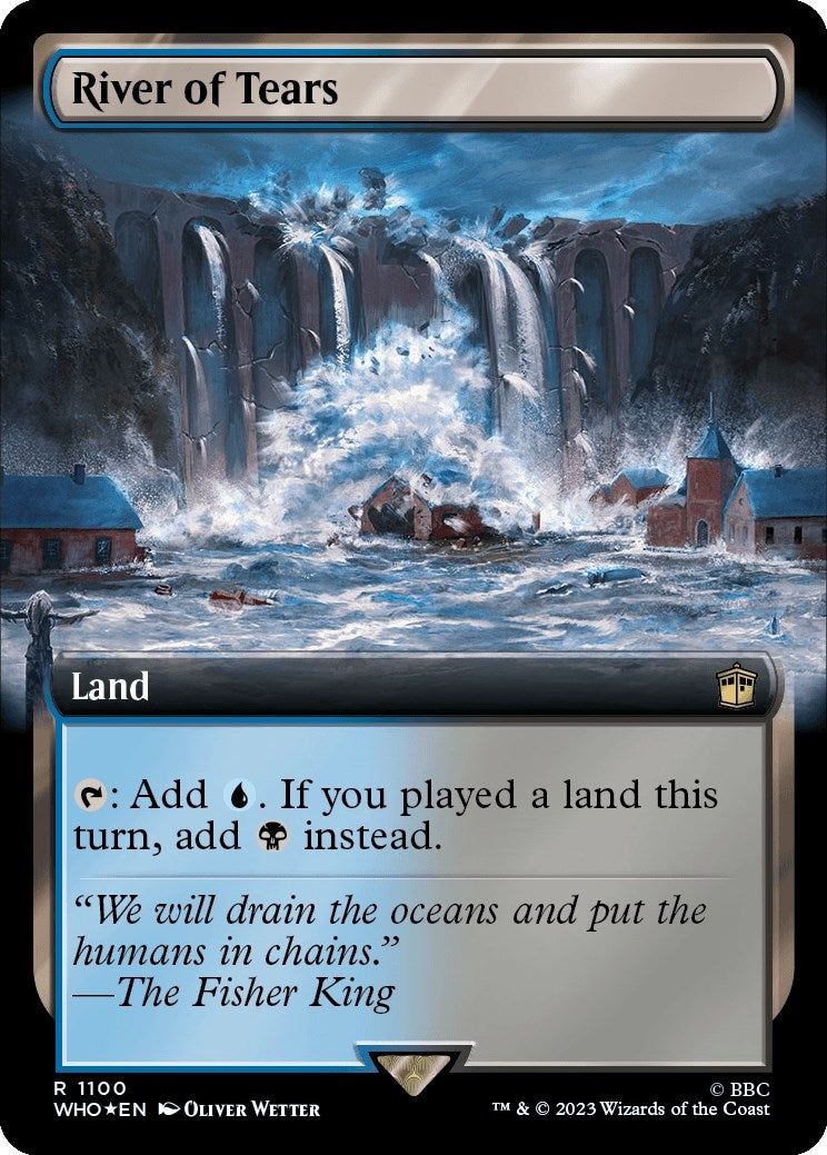 River of Tears (Extended Art) (Surge Foil) (1100) (Universes Beyond: Doctor Who)