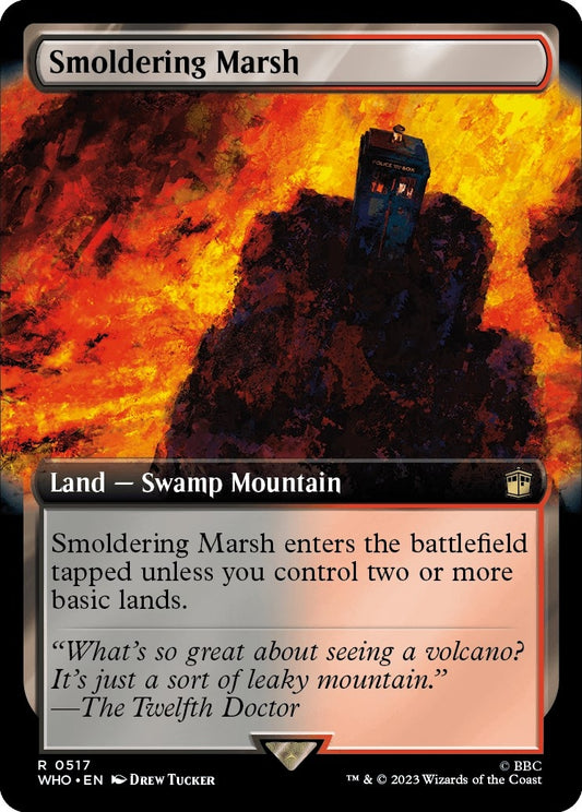 Smoldering Marsh (Extended Art) (517) (Universes Beyond: Doctor Who)