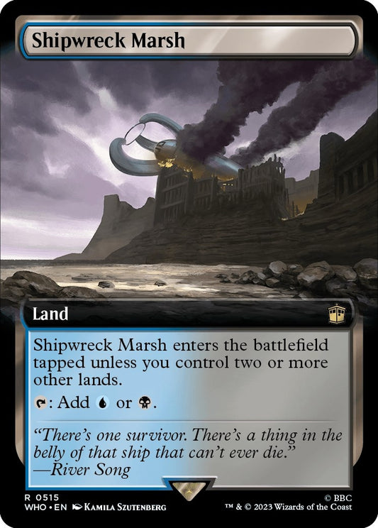 Shipwreck Marsh (Extended Art) (515) (Universes Beyond: Doctor Who)
