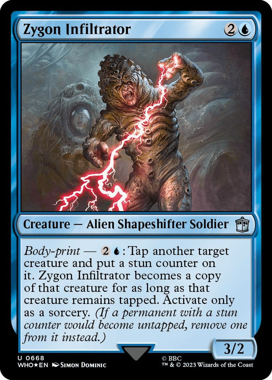 Zygon Infiltrator (Surge Foil) (668) (Universes Beyond: Doctor Who)