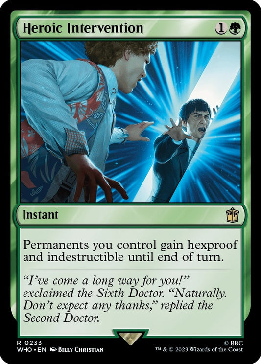 Heroic Intervention (233) (Universes Beyond: Doctor Who)