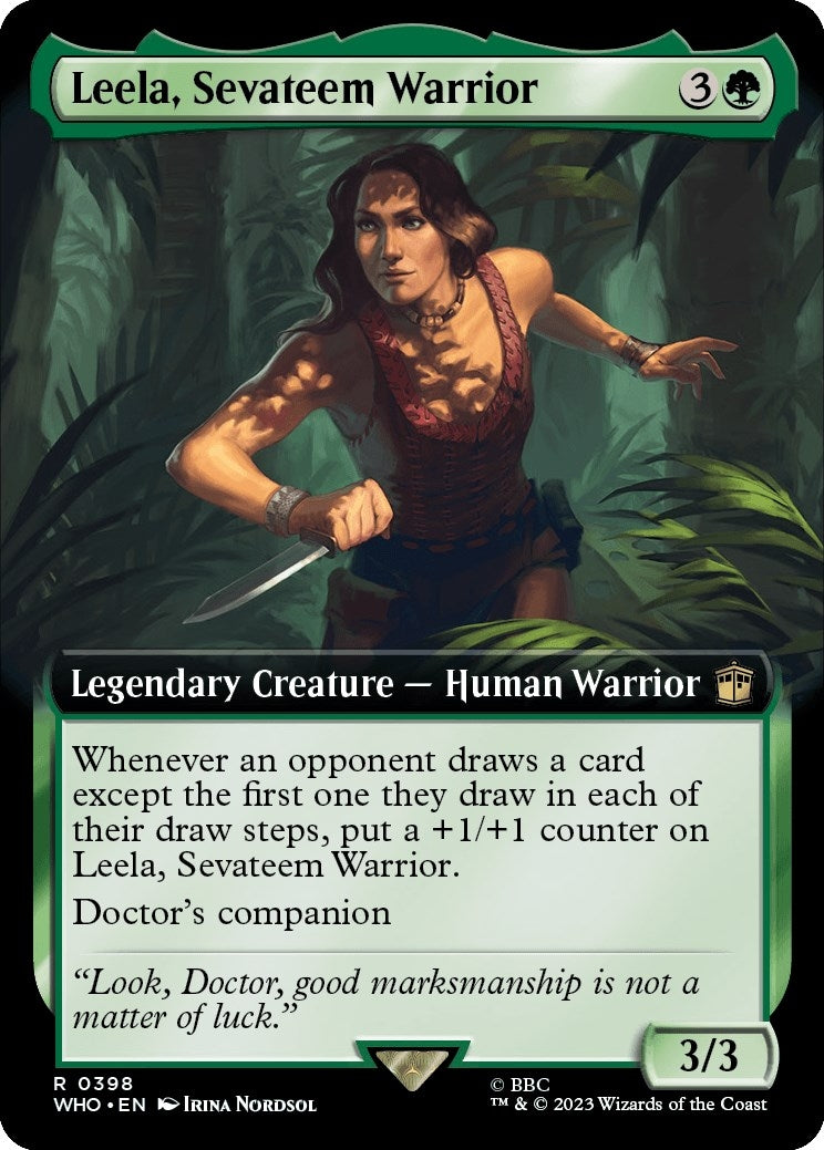 Leela, Sevateem Warrior (Extended Art) (398) (Universes Beyond: Doctor Who)