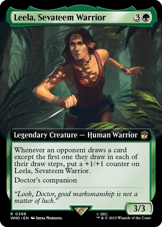 Leela, Sevateem Warrior (Extended Art) (398) (Universes Beyond: Doctor Who)