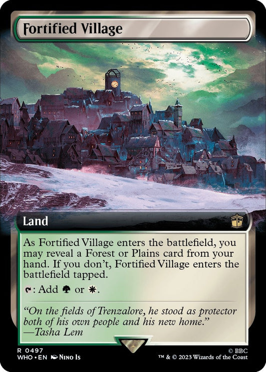 Fortified Village (Extended Art) (497) (Universes Beyond: Doctor Who)