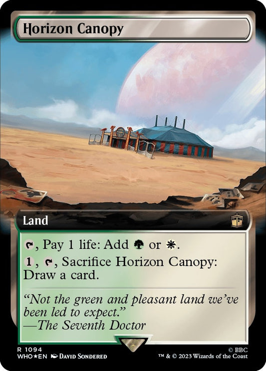 Horizon Canopy (Extended Art) (Surge Foil) (1094) (Universes Beyond: Doctor Who)